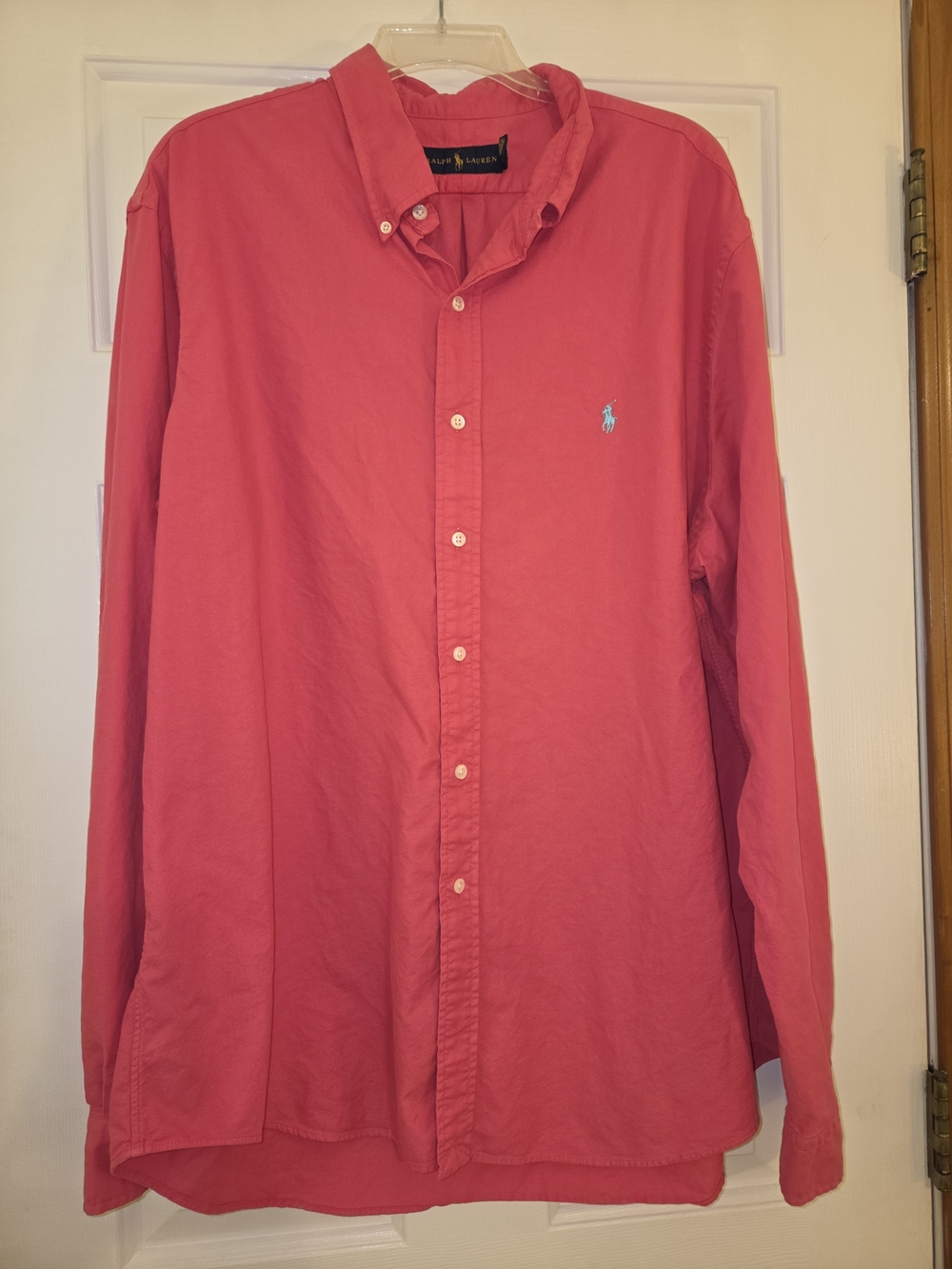 Ralph Lauren Men’s Pink Button-Down Oxford Shirt, Vintage